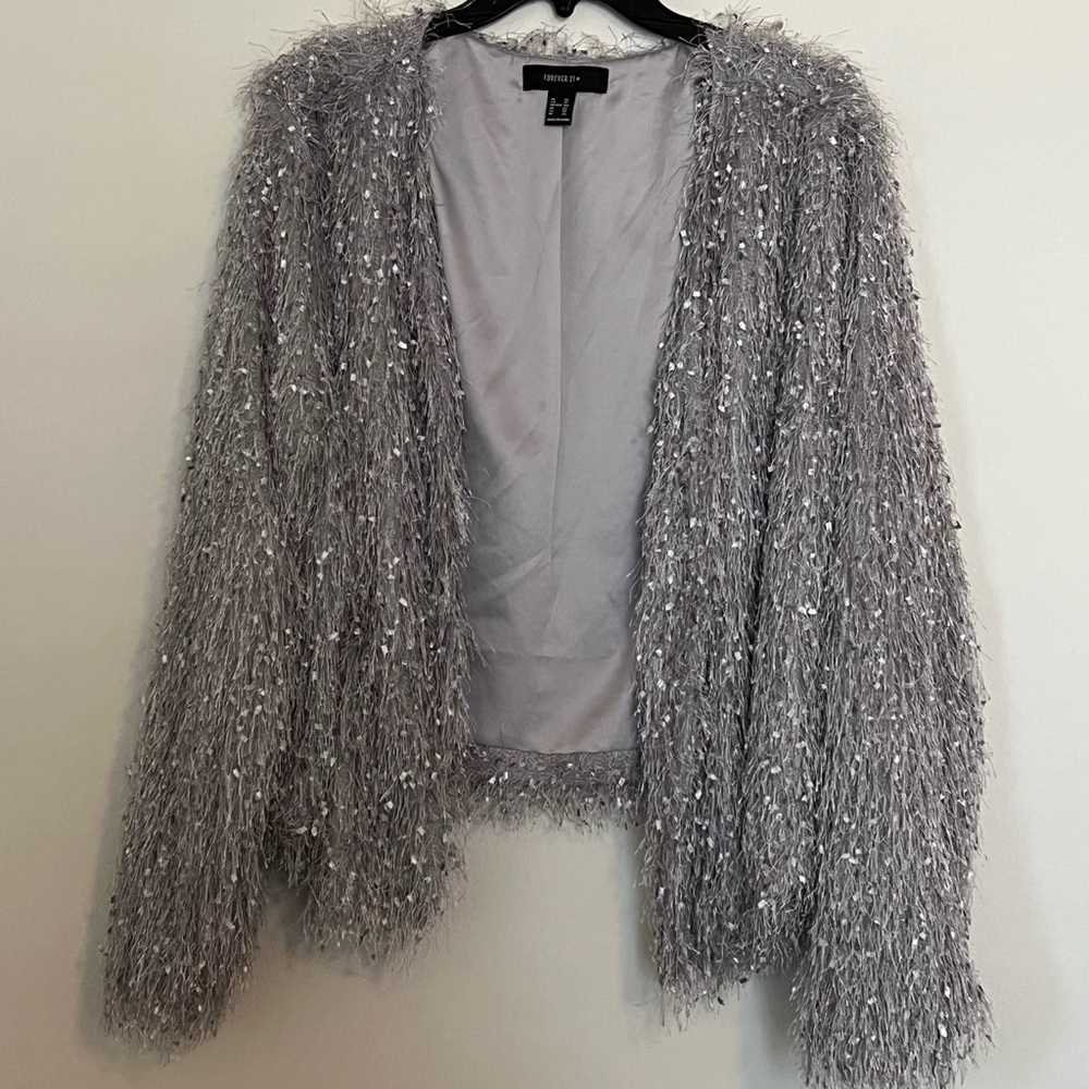 FOREVER 21 FRINGE JACKET